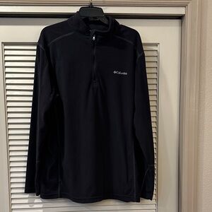 Columbia Black Fleece Quarter-Zip Pullover Men’s XL
